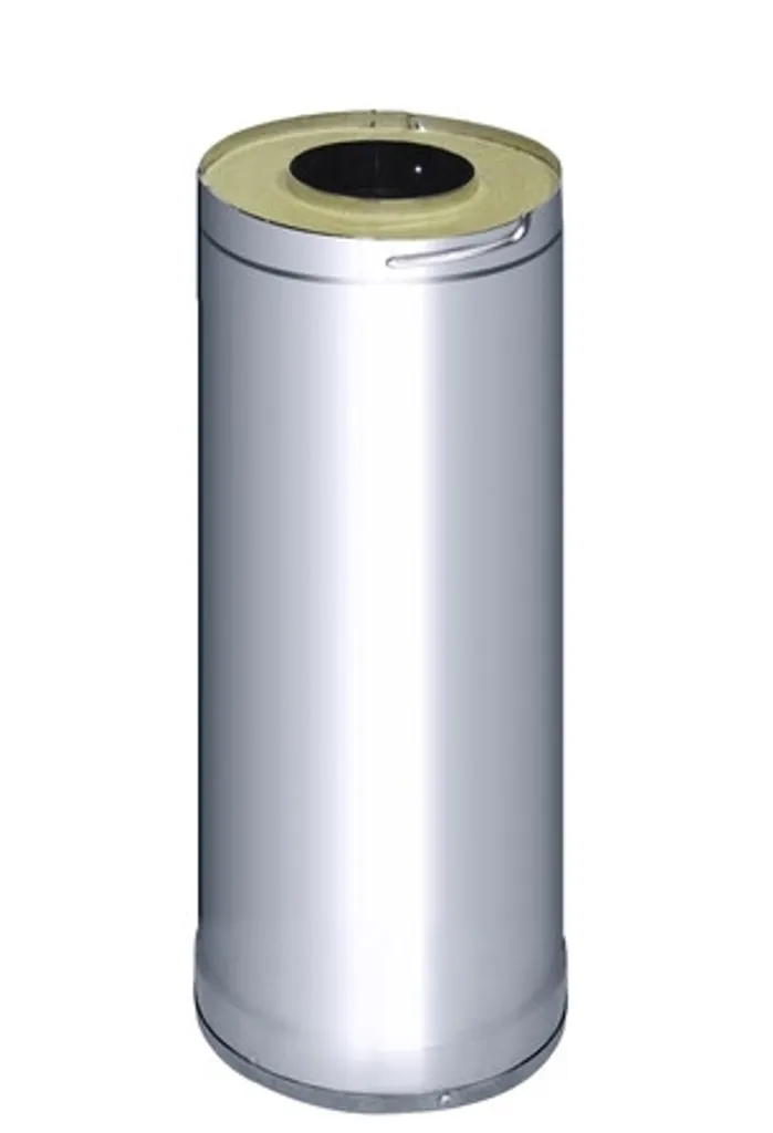 Tuyau de rallonge cheminée 500 mm acier pour améliorer le tirage