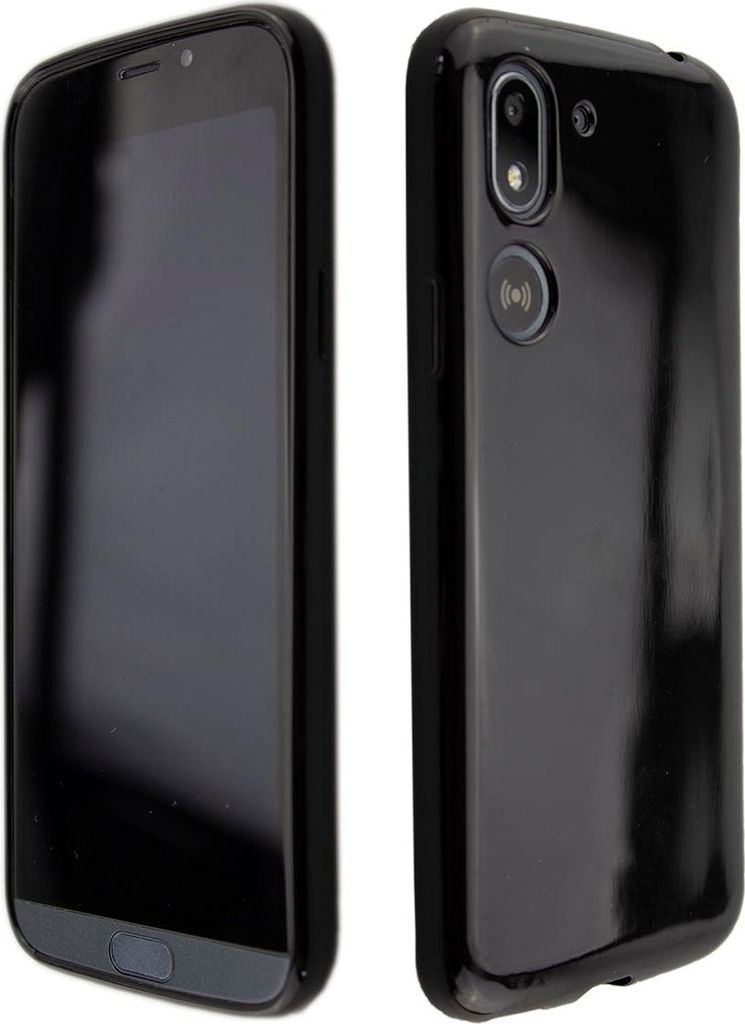 TPU-Hülle Doro 8050, schwarz+Folie