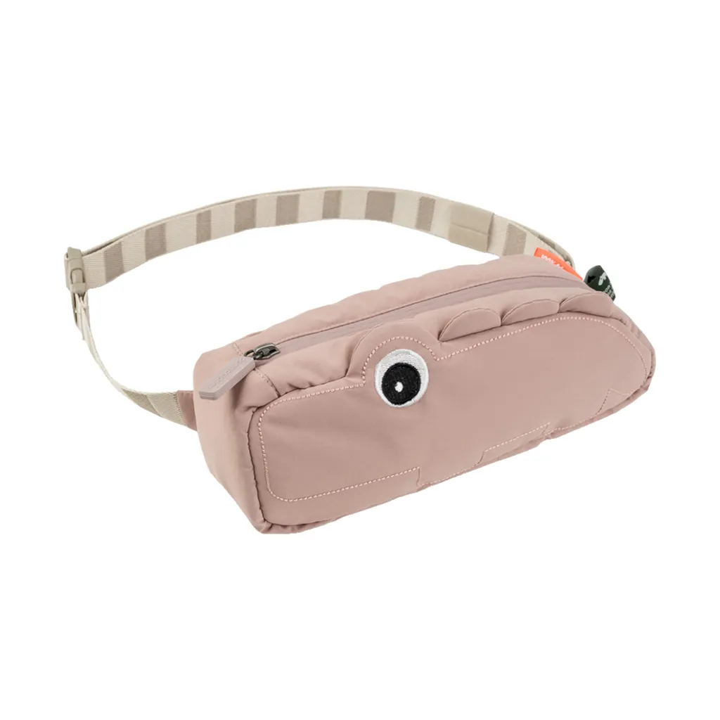 Sac Bandoulière Croco Done By Deer Powder - Sacoche Enfant Rose Pastel