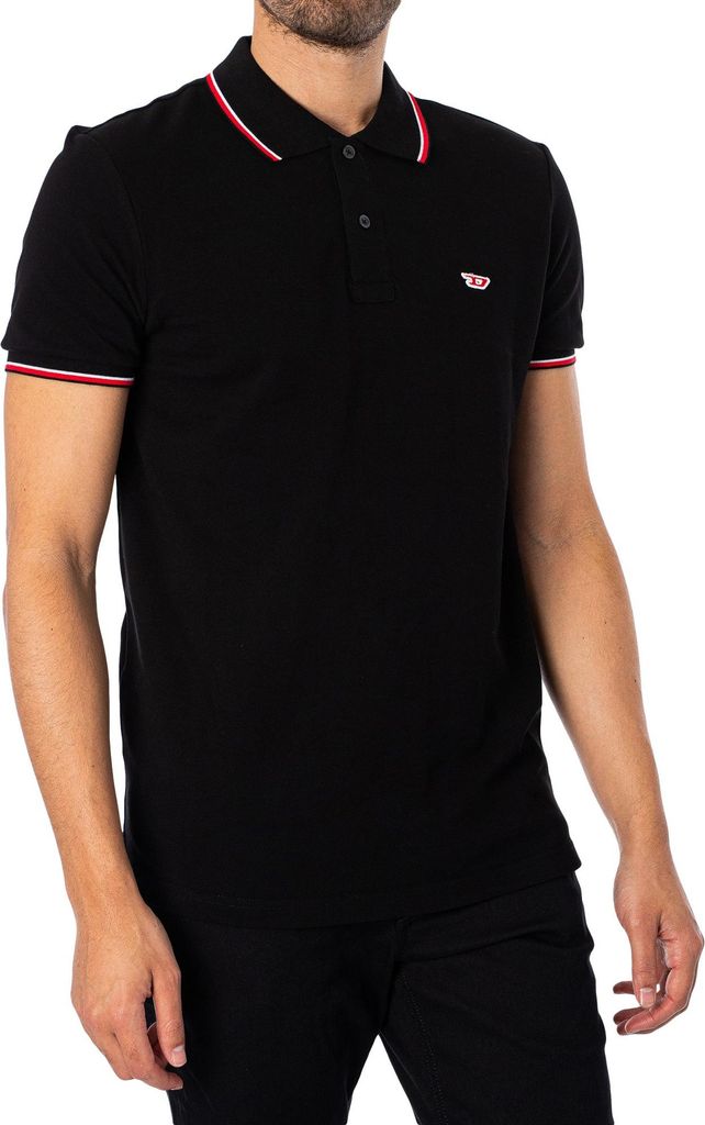 Diesel Smith-Poloshirt, Schwarz M