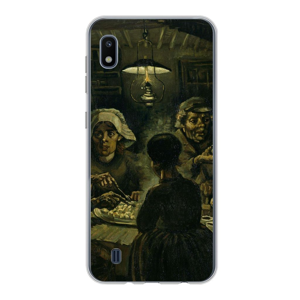 MuchoWow Handyhülle Schutzhülle Hülle für Samsung Galaxy A10 Die Kartoffelesser - Vincent van Gogh Silikon Softcase Handy Hülle - Schutzhülle