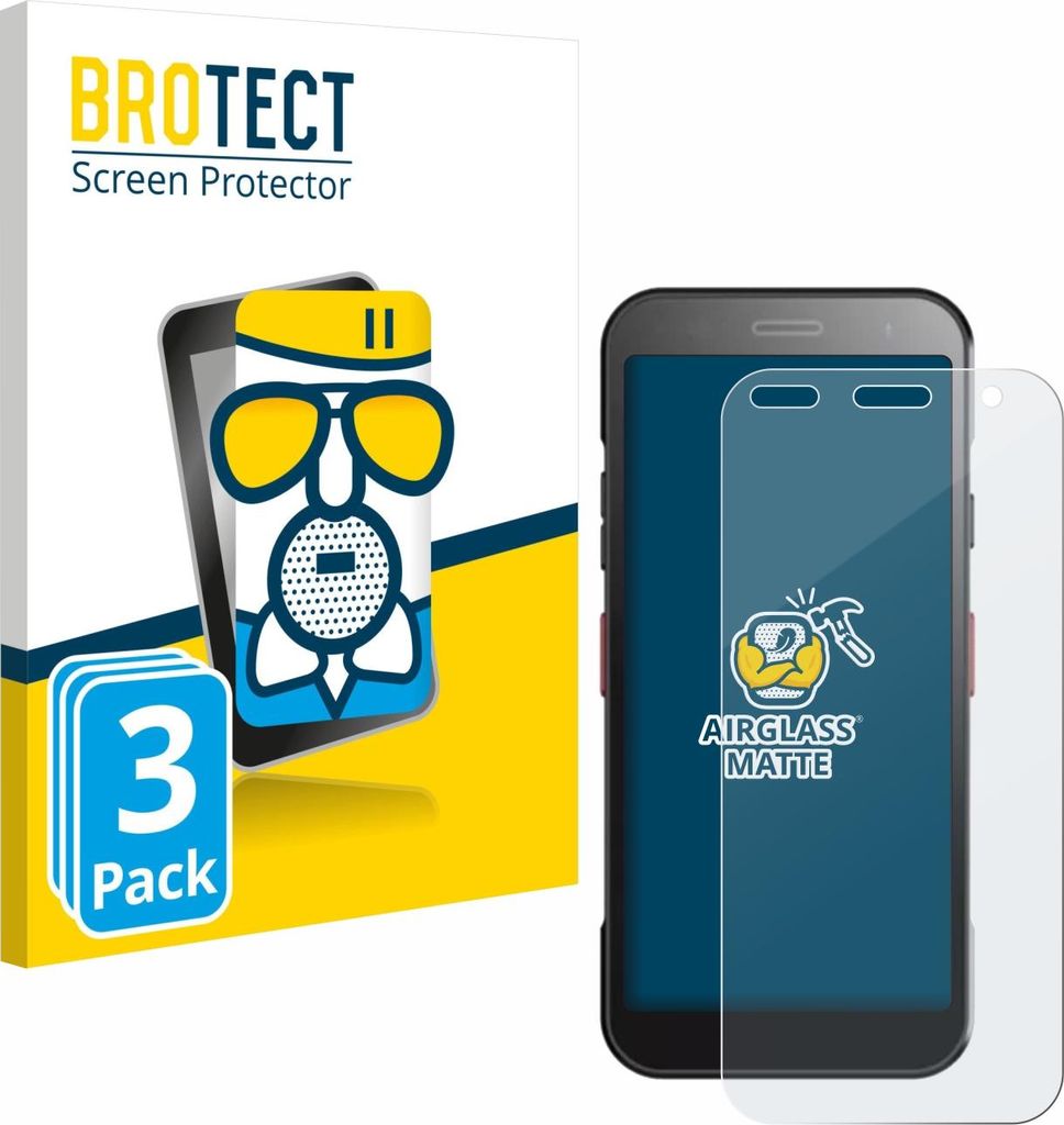 3x BROTECT Entspiegelungs Schutzglas für Honeywell CT32 Schutzfolie Panzer Folie Glas Display Schutz matt