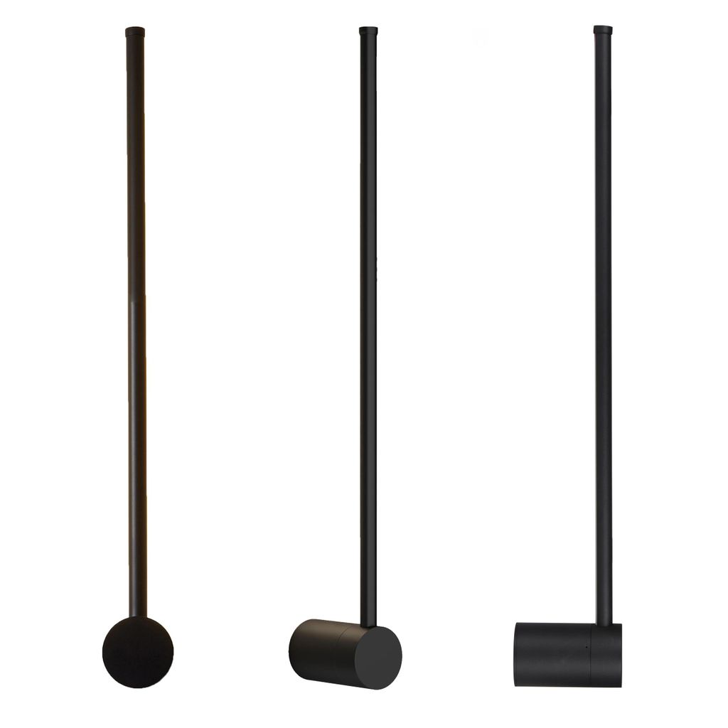 MasterLED LED-Wandleuchte - 9W - 4000K Neutralweiß - 60cm - Schwarz Aluminium - modern & hell für Bad, Flur & Spiegel