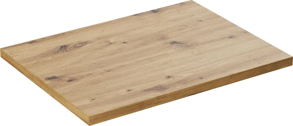 Tablette de lavabo 60 cm bois clair - Plateau salle de bain élégant