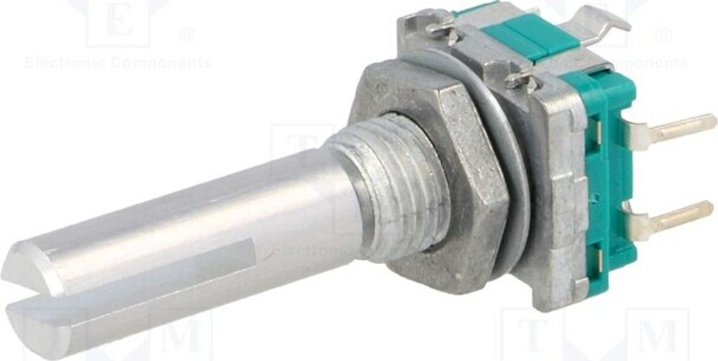 1x Encoder: inkremental Pos: 30 15Impulse/Umdrehung THT 5VDC 10mA EC11B15244 Inkr