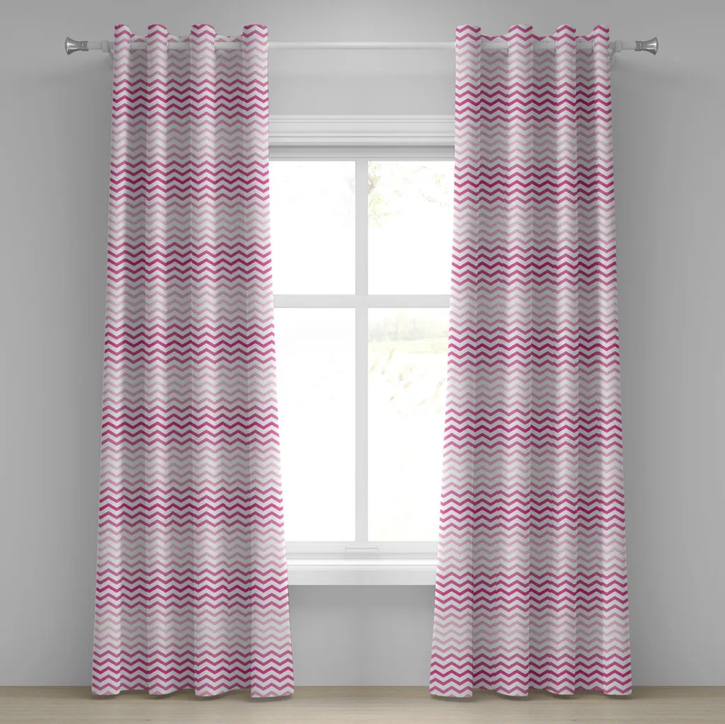 Rideau anti-regards motif chevron pour masquer le vis-à-vis avec style