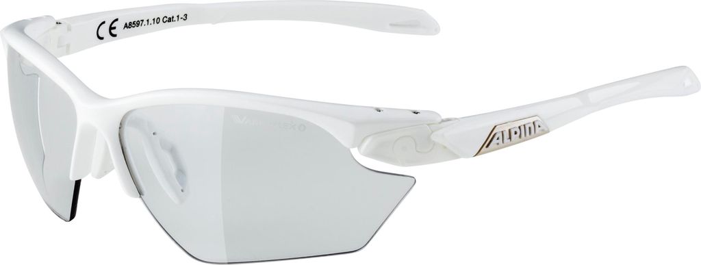 Alpina Sports Twist Five Hr S Vl+, Erwachsener, Unisex, Kette, Halbe Einfassung, Weiß, Weiß