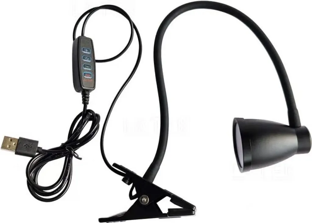 Lampada LED INF per Scrivania e Dormitorio: Dimmerabile 3000-6500K USB - 2