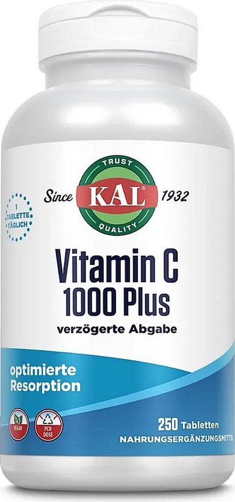 Vitamin C 1000 Plus Kal Retardtabletten 250 St