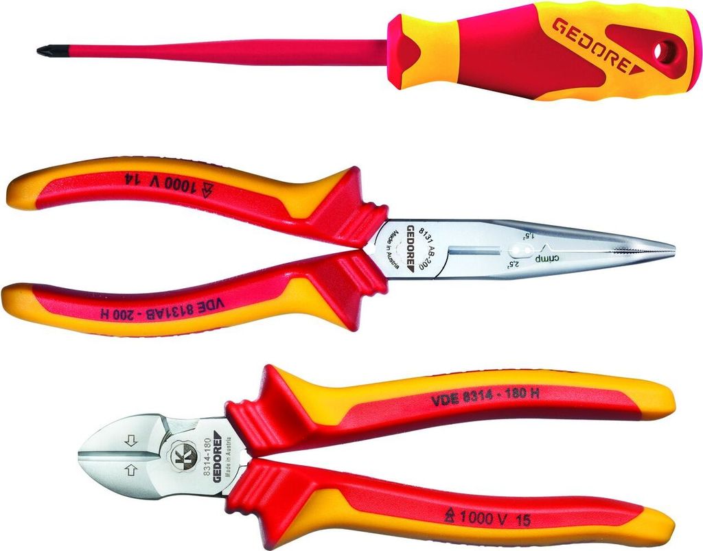GEDORE 1102-005 VDE VDE-Werkzeugsatz 8-teilig in L-BOXX Mini, 2951762