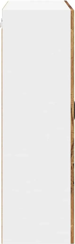 vidaXL Armadio da cucina con ripiano in legno di recupero 80 x 31 x 100 cm Materiale a base di legno