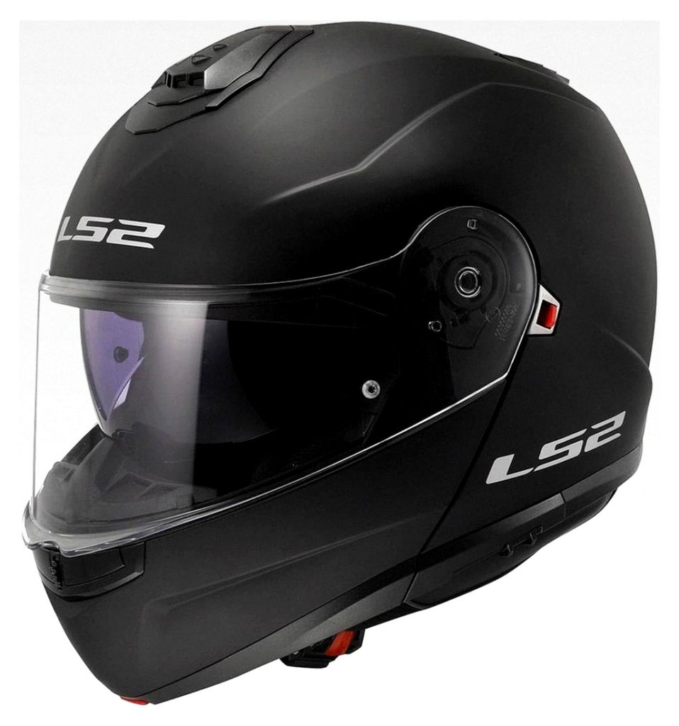 Motorradhelm STROBE II matt schwarz, L