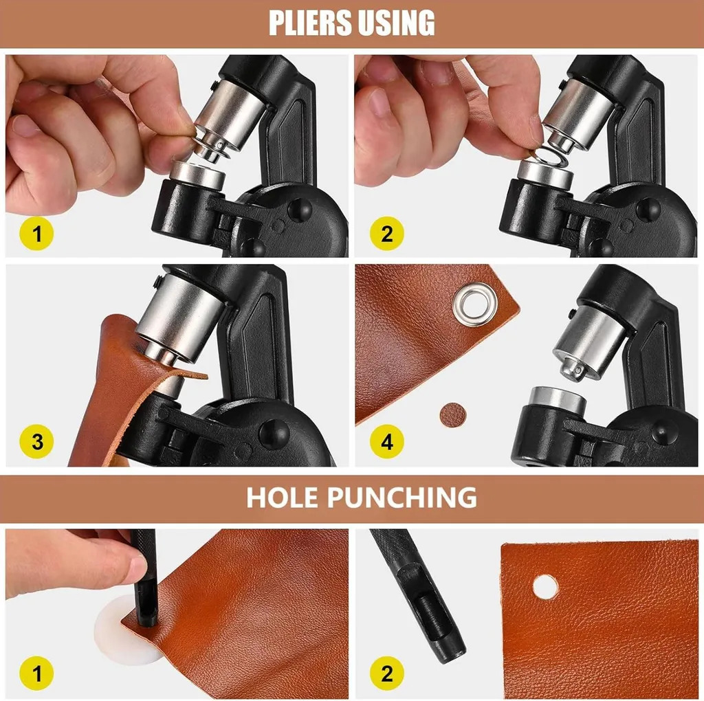 Outil de pose de boutons-pression pour couture et réparation de bâches - 18