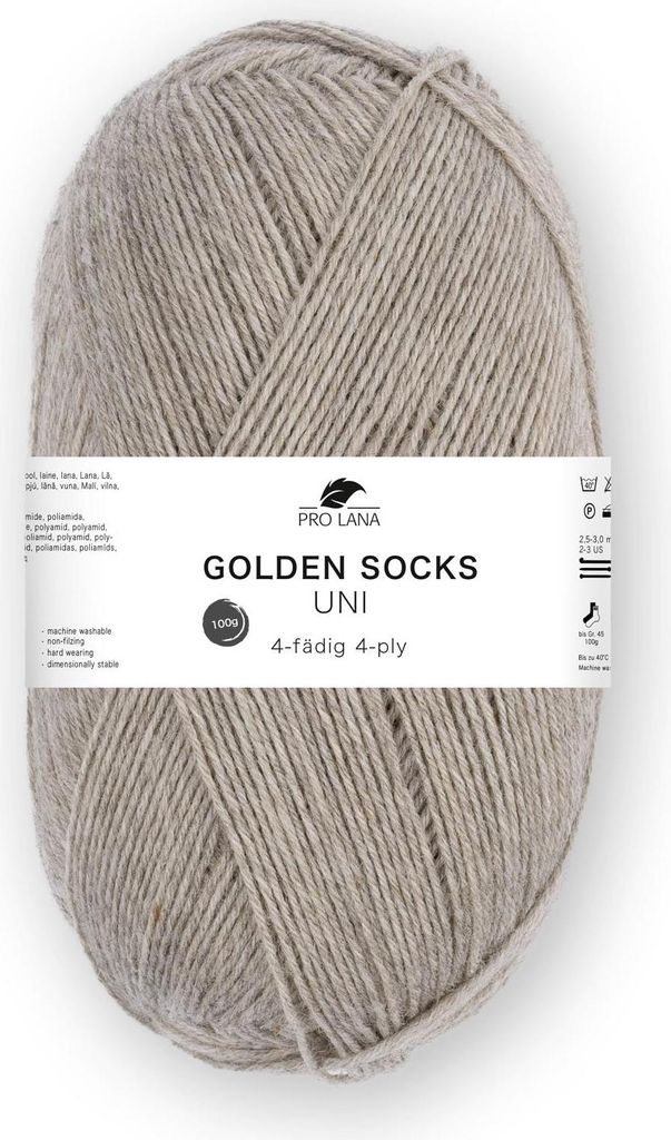 Pro Lana Sockenwolle 4fädig Uni 100g Farbe (410) Produktbild 