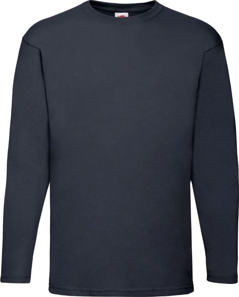 T-Shirt lange Ärmel Wertgewicht Long Ärmel T - Deep Marine, S