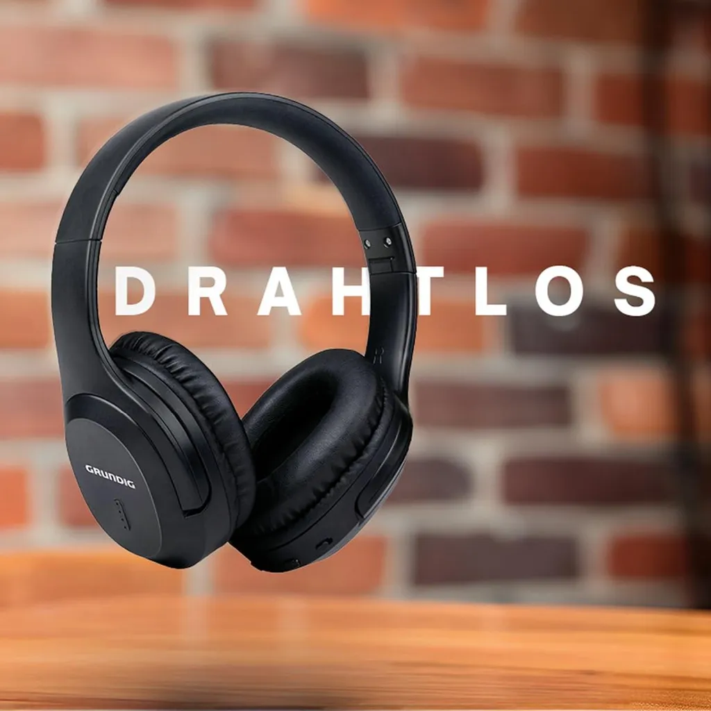 Casque Bluetooth pliable à réduction de bruit passive et micro intégré