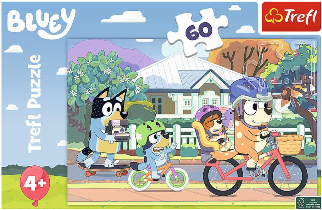 Trefl Puzzle Merry Bluey 60 Elemente | Kaufland.de
