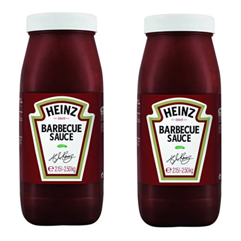 Sauce Barbecue Heinz Sucrée Piquante 2150ml x2 pour Marinade et BBQ