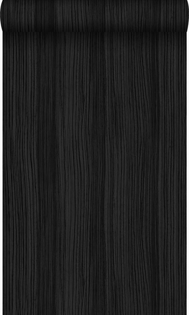 Origin Wallcoverings Tapete Streifenmuster Schwarz 53 cm x Produktbild 