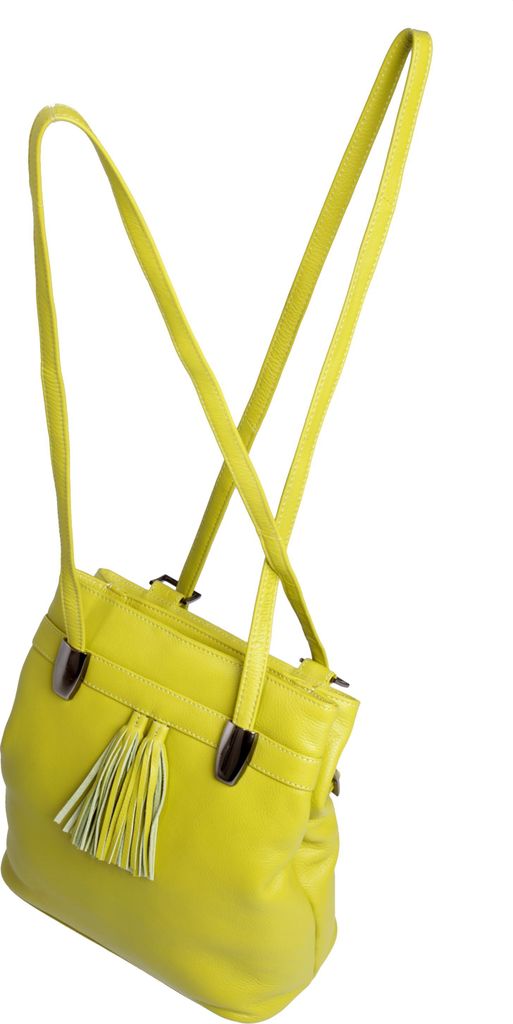 Josephine Osthoff Damen Echt Leder Rucksack Vario Multifunktion Handtasche (165)