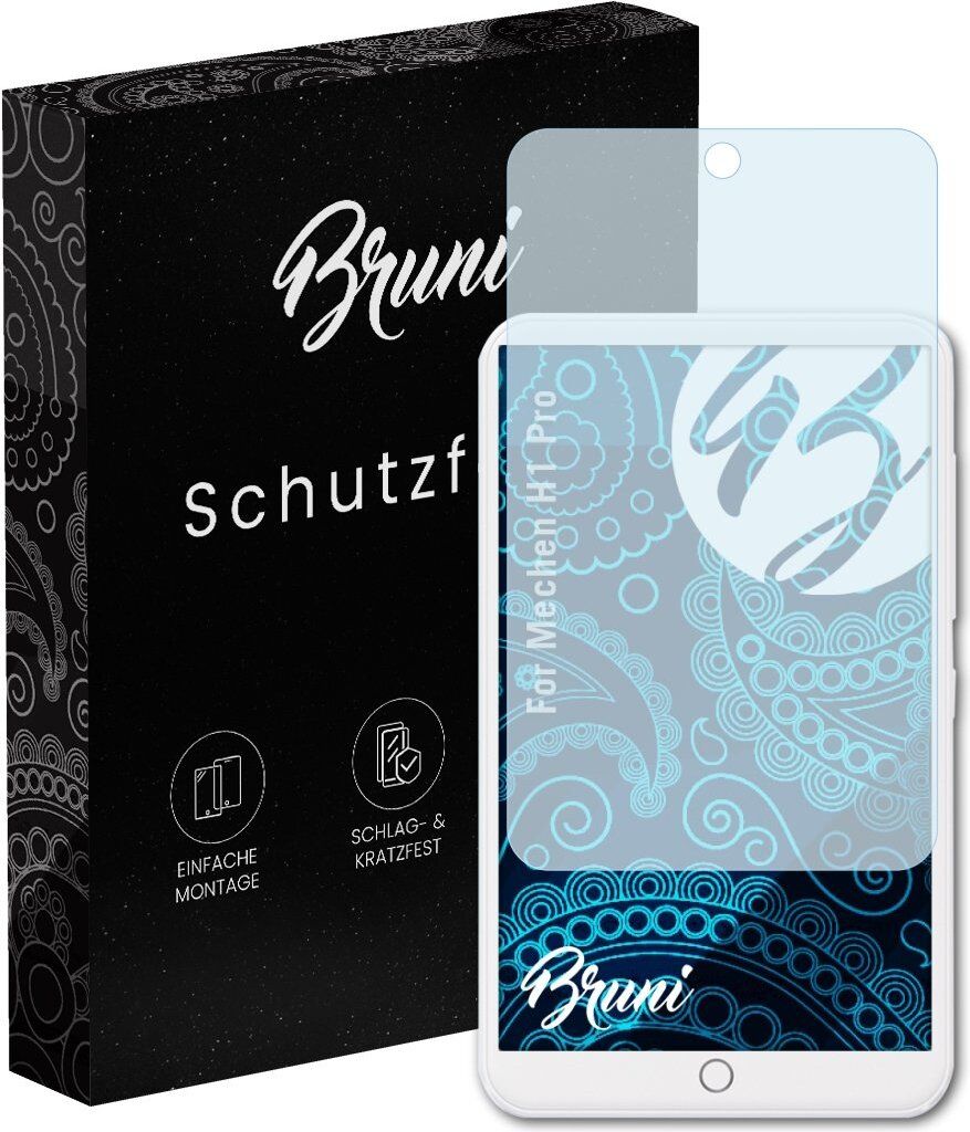 Bruni Basics-Clear 2x Schutzfolie kompatibel mit Mechen H1 Pro Folie