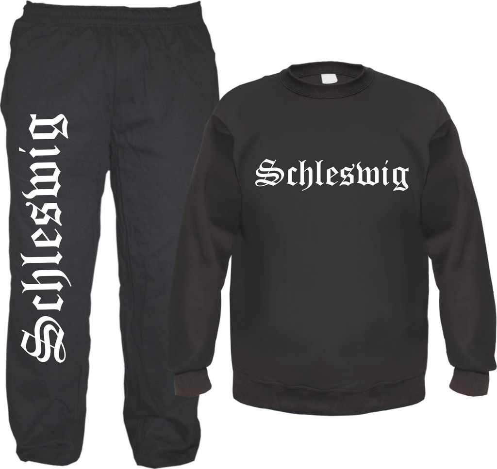 Schleswig Jogginghose und Sweat im Set - Jogginganzug S Schwarz