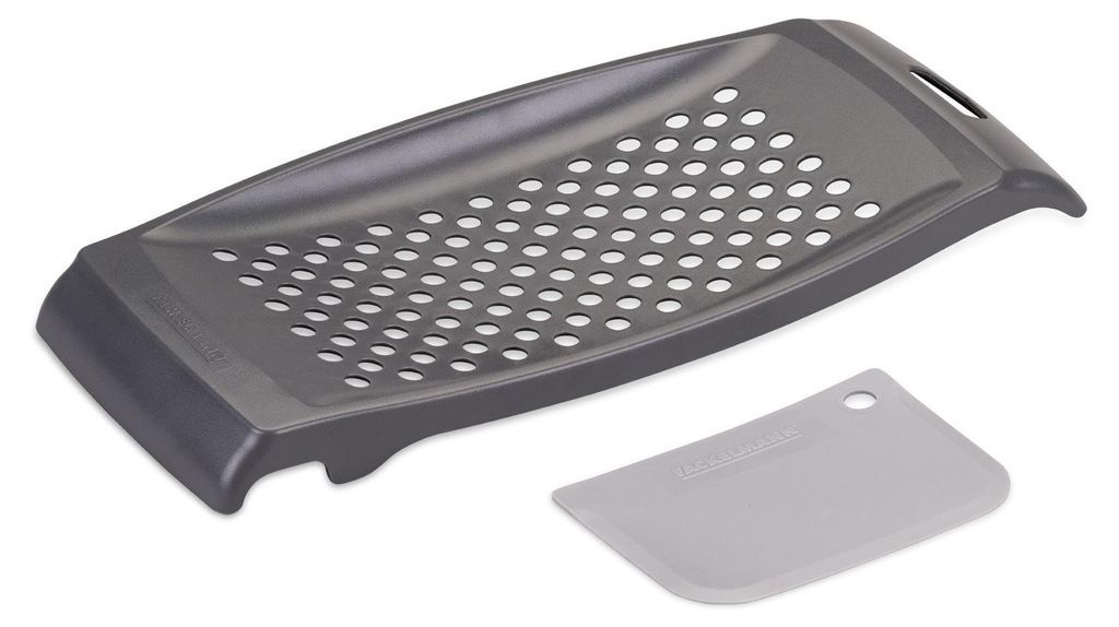 Fackelmann Spätzlereibe mit Teigschaber, Spätzlehobel aus Produktbild 