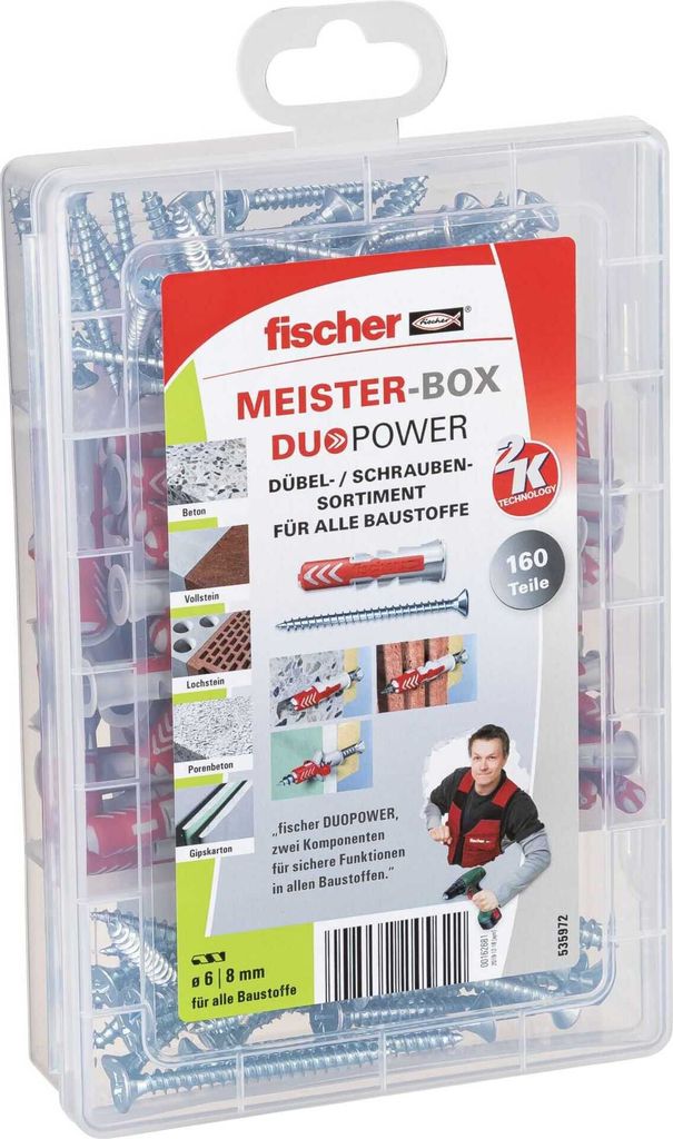 fischer MEISTER-BOX DUOPOWER + Schraube Produktbild 