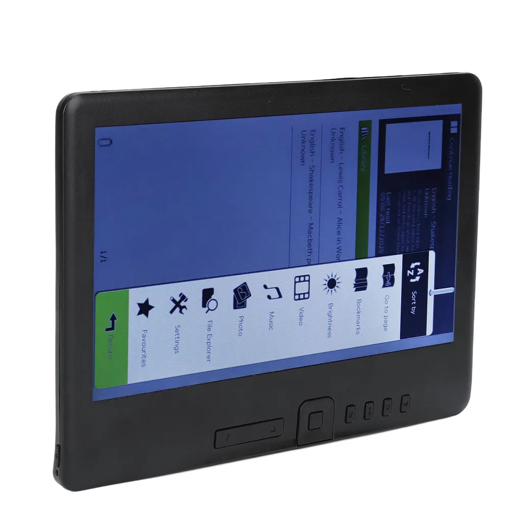 Liseuse Numérique E-Reader 7 Pouces Écran Couleur Haute Résolution Noir - 6