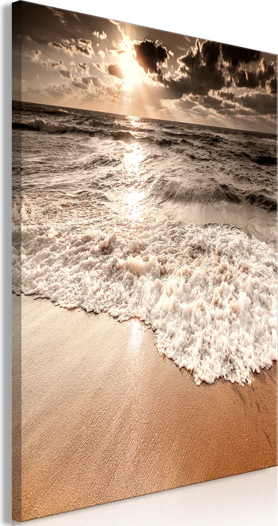 Tableau moderne pour salon Mer et Plage - Toile décorative XXL 80x120 cm