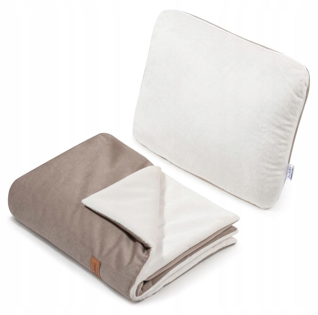 Jukki set do kočárku deka 55x75 cm a polštář 40x30 cm – Obrázek produktu 