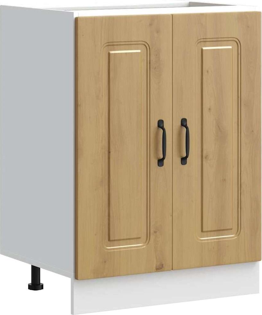 Spülenunterschrank Kalmar Artisan-Eiche 60x46x81,5 cm