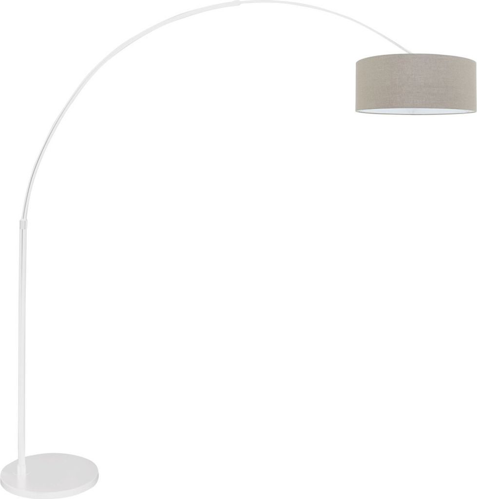 Steinhauer - stehlampe - Sparkled Light - weiß - leinen metall - bogenlampe - E27 - 7170W