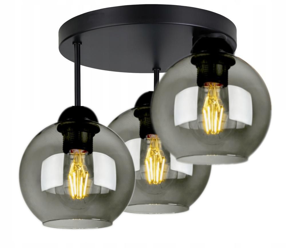 Stropní svítidlo Závěsné svítidlo Ball Black Grey White Obrázek produktu 