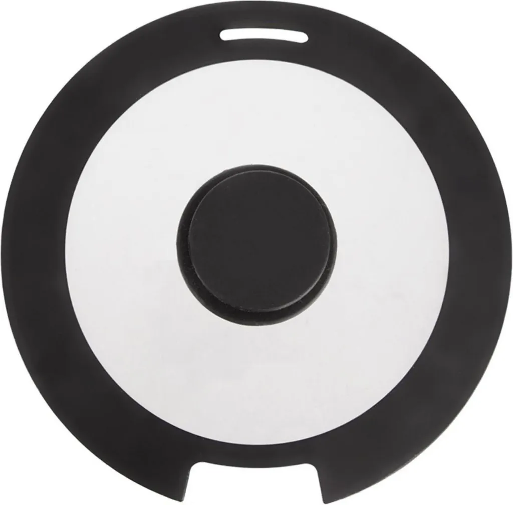 Orion | Coperchio in silicone per pentole e padelle - Coperchio in silicone in vetro - 21 cm - Coperchio in vetro - con manico in silicone - GRANDE COMBI