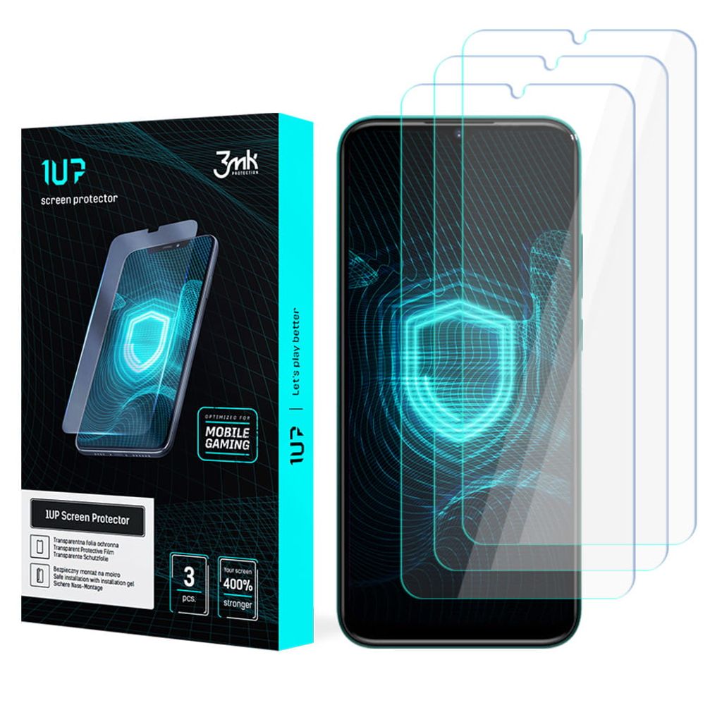 3mk Display Schutzfolie 1UP für Doogee X96 Pro transparent Gaming (3 Stück)