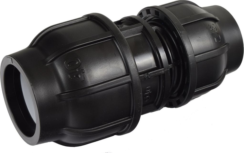 Agora-Tec®  PE Fitting Rohr Verbinder 40mm auf 32mm für Produktbild 