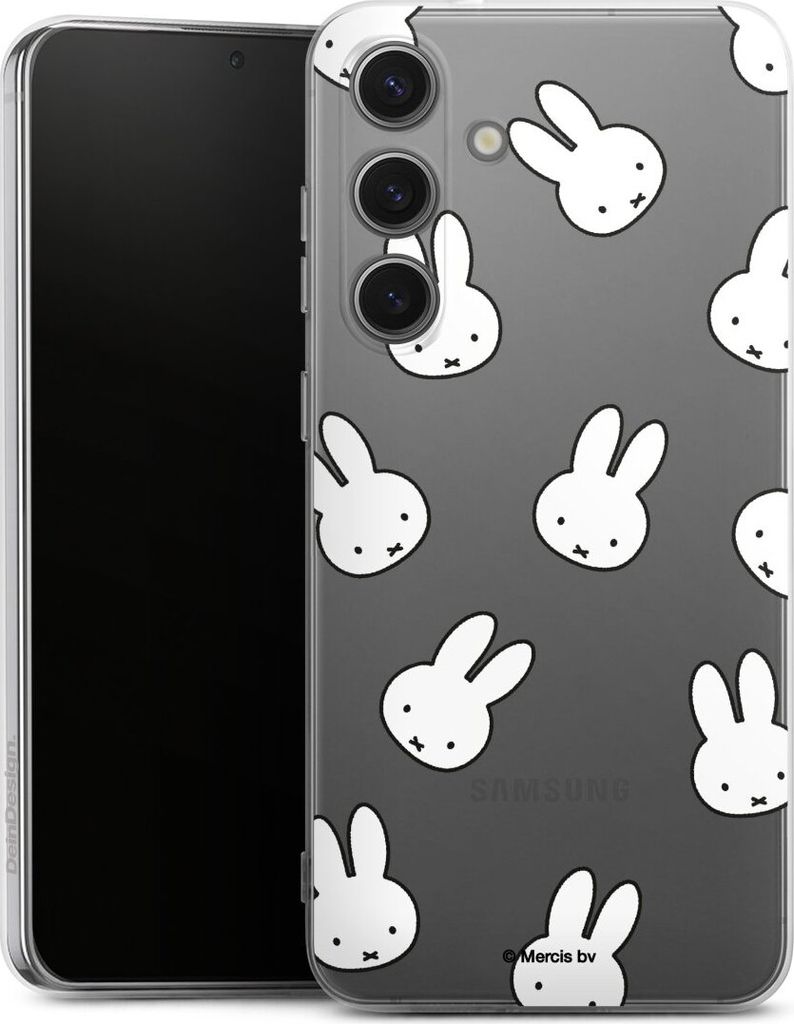 DeinDesign Handyhülle für Samsung Galaxy S25+ Silikon Hülle Case Smartphone Schutzhülle Muster transparent Miffy