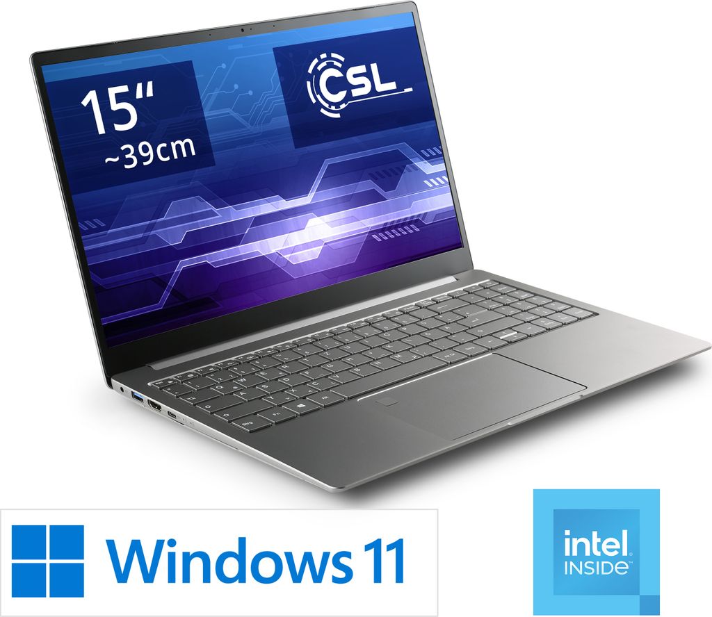 Notebook CSL R'Evolve C15 v3 / 32GB / 1000GB / Windows 11 Produktbild 1