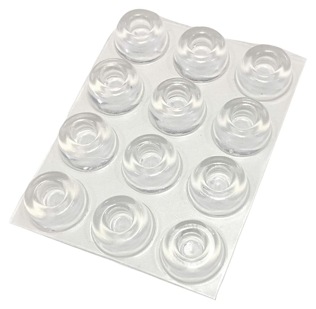 Selbstklebende Gummifüße, Gummipuffer, transparente Türstopper aus Gummi, Stoßdämpfer aus Gummi, Silikon-Schutzpads, elastische Stopper, Möbe...