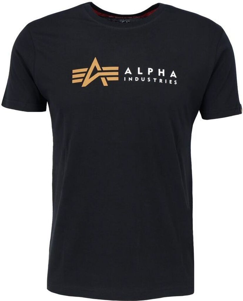 ALPHA INDUSTRIES ALPHA LABEL T Herren Logo T-Shirt