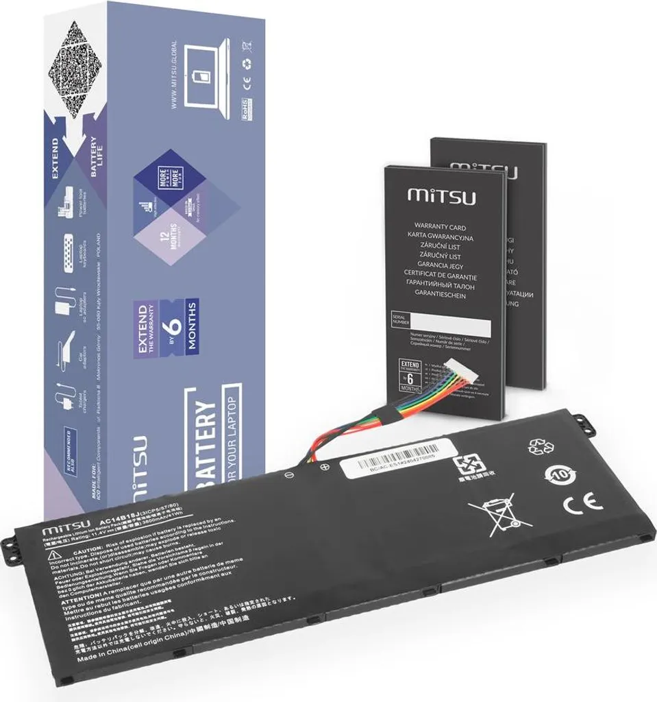 Batterie Acer Aspire V3 ES1 V3-111P AC14B18J - Idéal pour le Télétravail