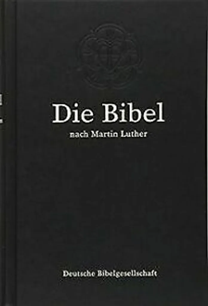 Die Bibel Lutherbibel 1984 Édition Standard Noire avec Apocryphes