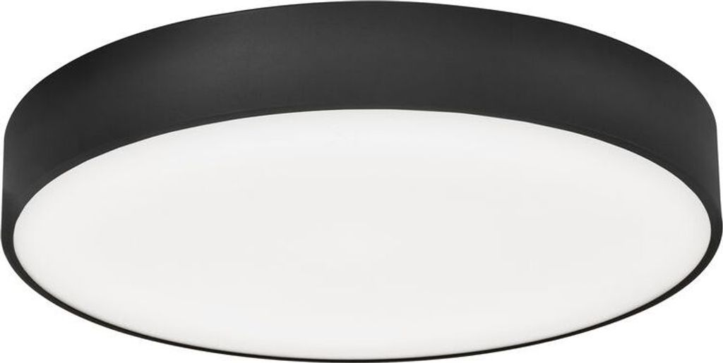 Nova Luce SOTTO LED Deckenleuchte Schwarz 40W Steuerbare Lichtfarbe 11,5x46cm dimmbar 9756722