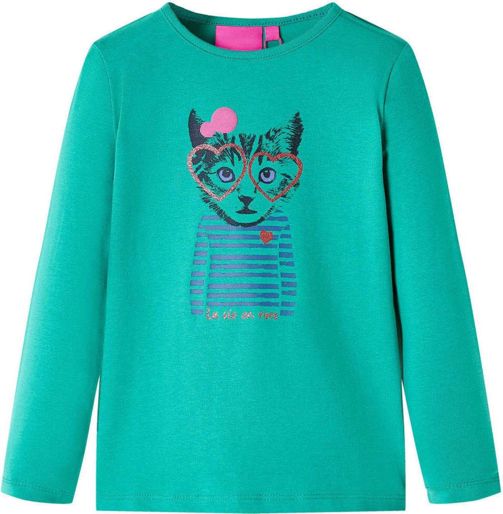 "SALE 2026"Kinder-Langarmshirt - Modernes und langlebige - Hellgrün 116 DE639942 - Arbeitshosen