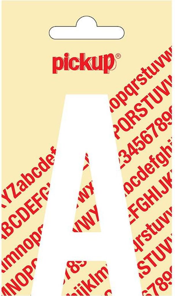 Dekobuchstabe a edel weiß 90 mm - Pickup