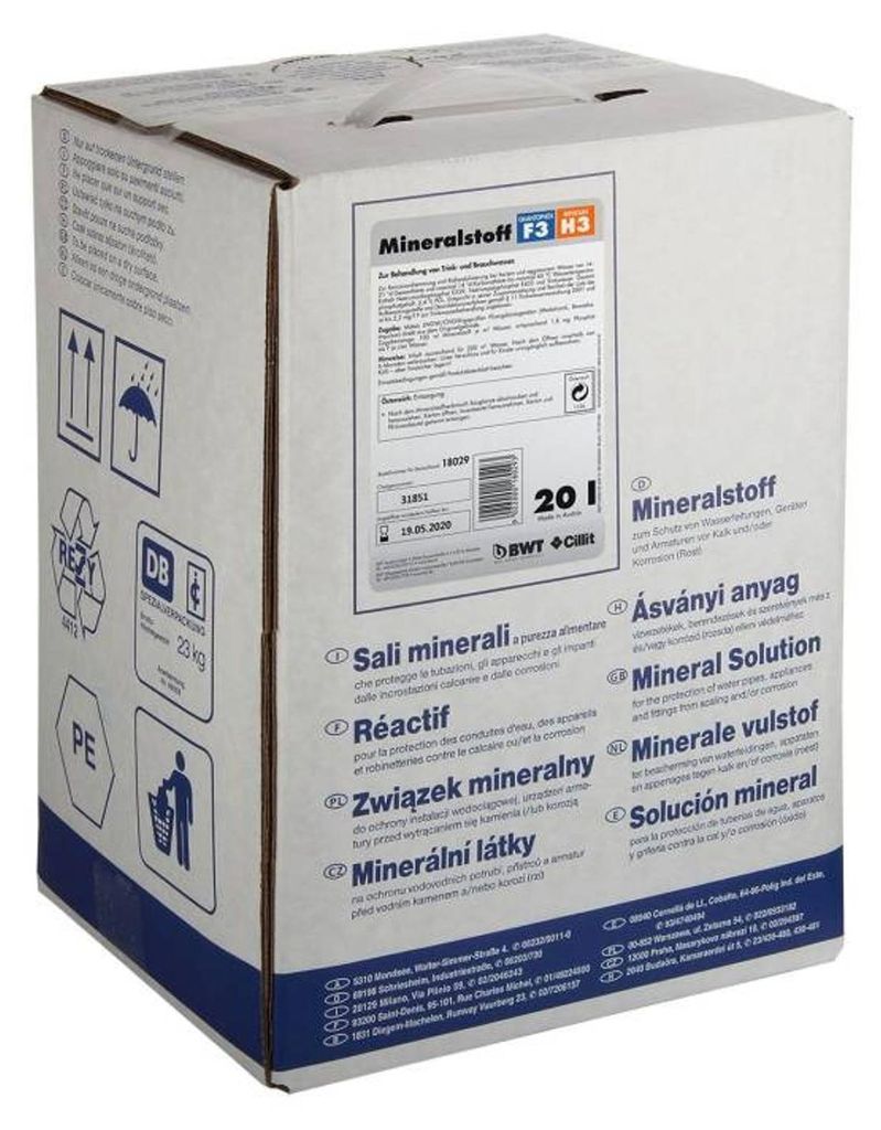 BWT Mineralstoff F3, Multimineralien, Flüssigkeit, 20000 Produktbild 