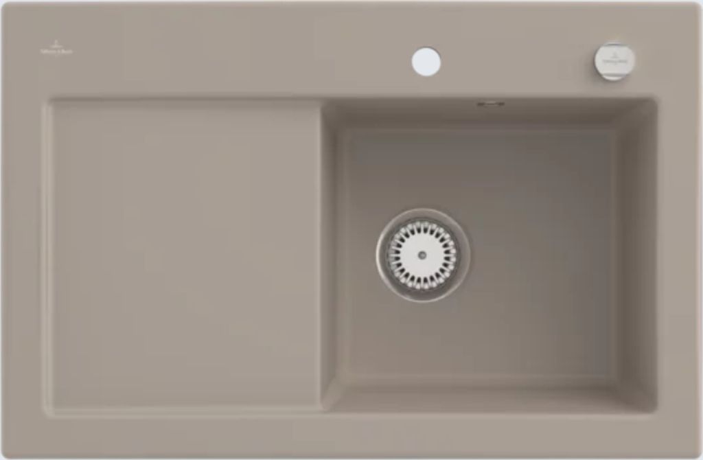 Villeroy & Boch Keramikspüle 671402AM, Subway 45 Einbauspüle - inkl.
