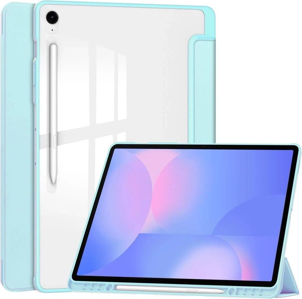 Bizon Case Tab Klar Matt Samsung Galaxy Tab S10 FE+ Plus blau