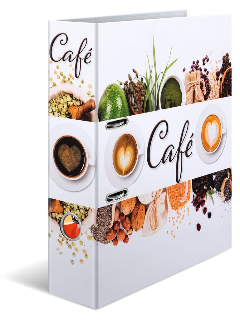 HERMA 19565 HERMA Coffee Motivordner 7,0 cm DIN A4 Imagen del producto 